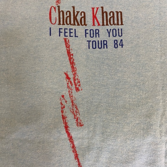 Vintage 1984 Chaka Khan I Feel For You Tour T Shirt - Picture 6 of 7